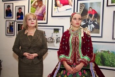 30 March 2012 National Assembly Speaker Prof. Dr Slavica Djukic Dejanovic at the opening of the photo exhibition